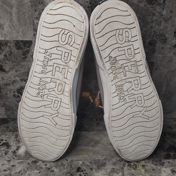 Sperry Top-Sider Women's Pier View Sneakers Canvas Grey STS95729 Sz. 8.5 M. - Picture 6 of 7